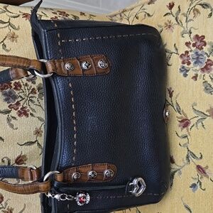 Brighton Leather hand bag  excellent like new condition